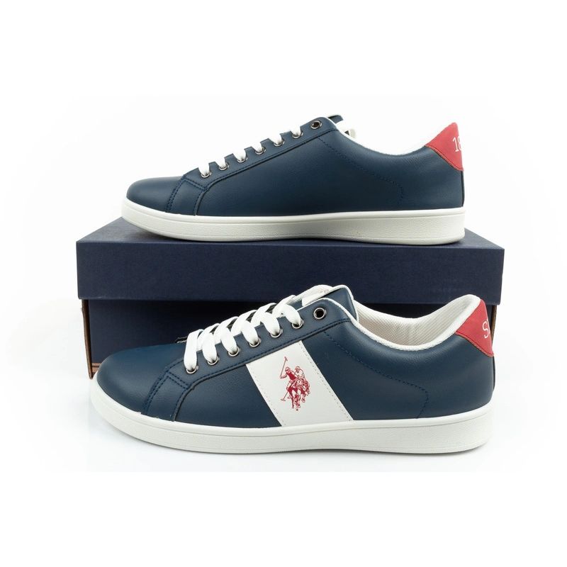 US Polo Assn. shoes sneakers men's sneakers fashionable navy blue comfortable