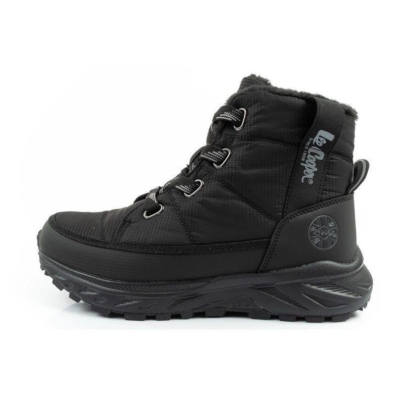 Lee Cooper women's winter hiking shoes, insulated, black