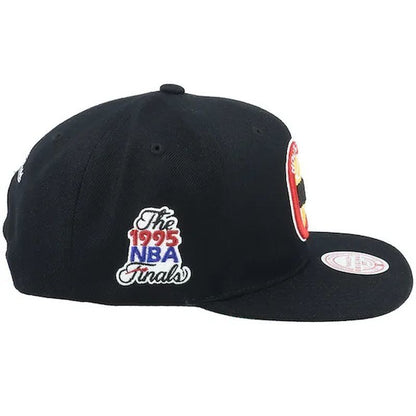 Mitchell & Ness NBA Houston Rockets Top Spot Snapback Hwc Rockets Cap HHSS2976-HROYYPPPBLCK