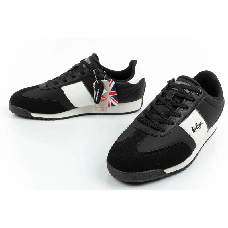 Lee Cooper sports shoes sneakers men's fashionable comfortable black