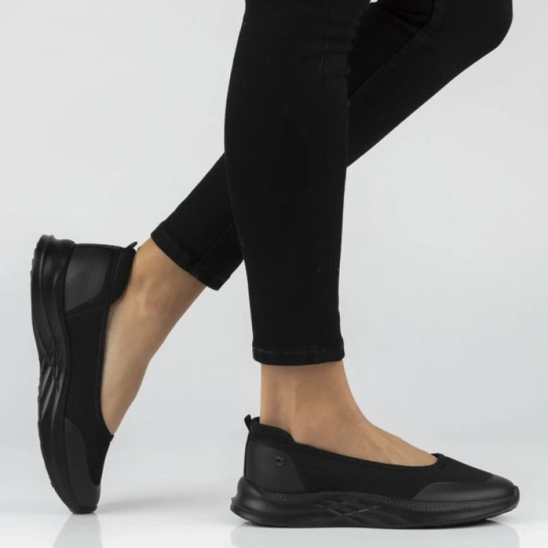 Black Filippo DP7599 textile platform shoes