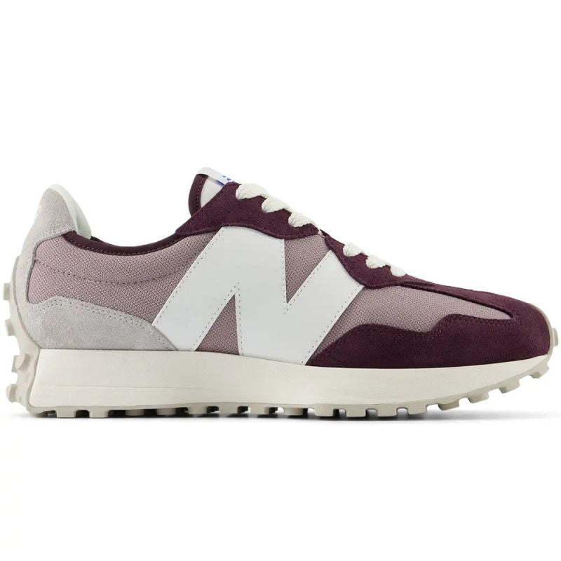 New Balance 327 sneakers, suede, purple, women's/men's sports shoes (U327CF)