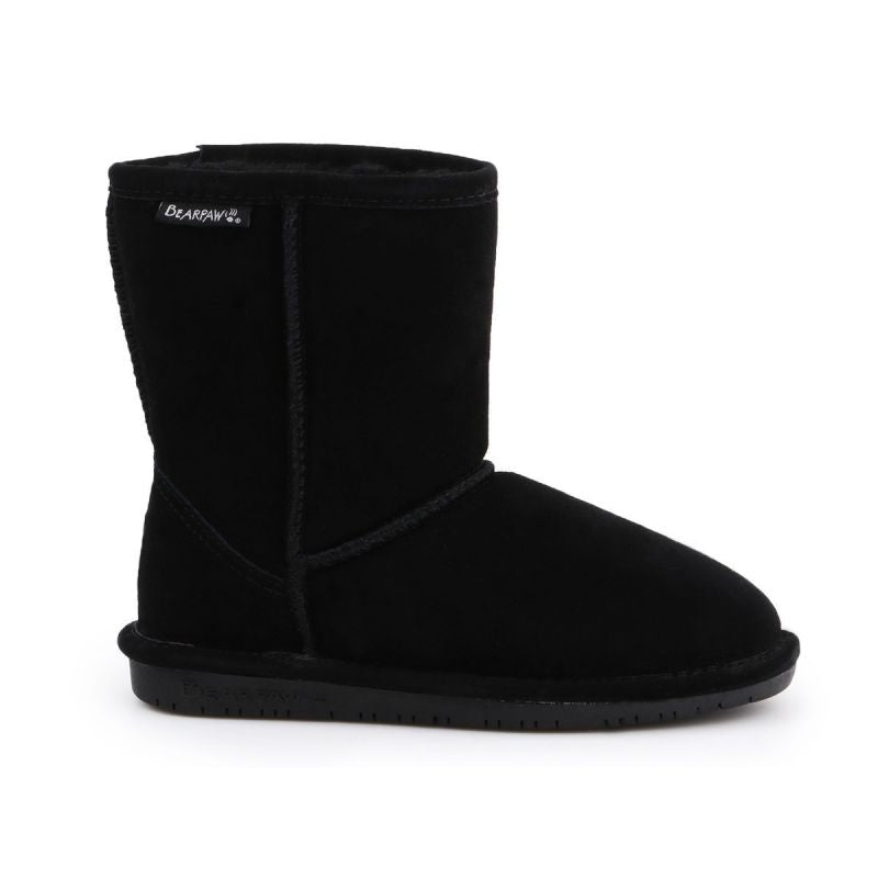 BearPaw Black Neverwet Jr 608Y shoes