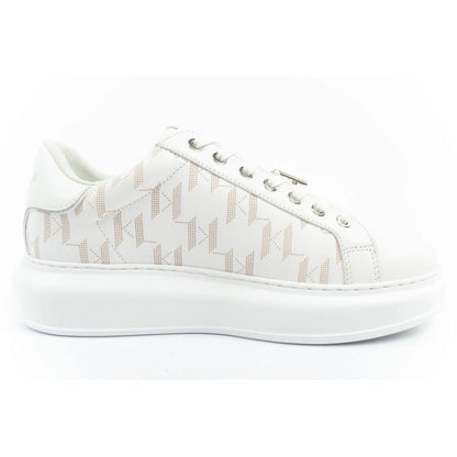 Karl Lagerfeld Kapri men's shoes sneakers natural leather white