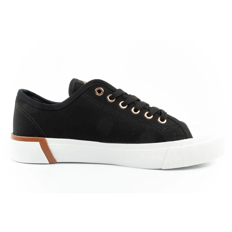 Lee Cooper women's sports shoes fabric sneakers stylish black