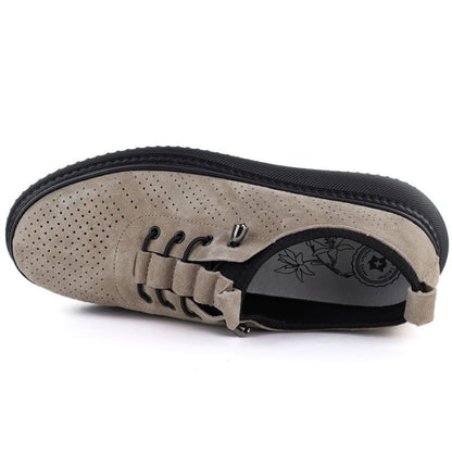Leather openwork platform shoes fango Jezzi 26PB18-135
