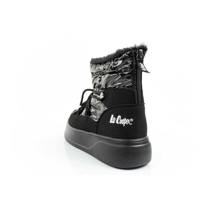 Lee Cooper women's winter hiking sports shoes, insulated, patent leather