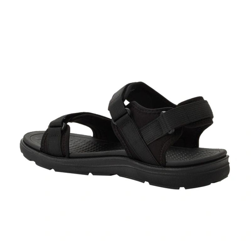 Lee Cooper men's shoes with velcro straps for summer, lightweight black