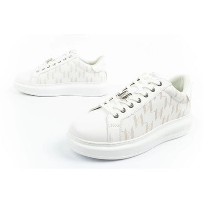 Karl Lagerfeld Kapri men's shoes sneakers natural leather white
