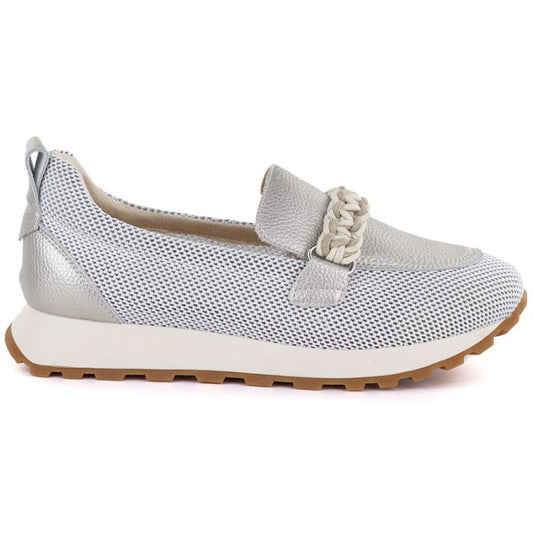 Women's leather sports shoes lords gold Cambell 19392
