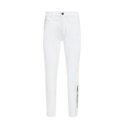 Karl Lagerfeld White Gf Denim Pants W 221W1101 jeans