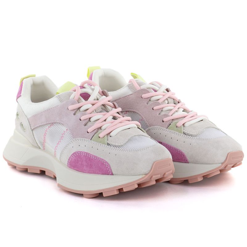 Women's pink suede leather shoes Vinceza 66725