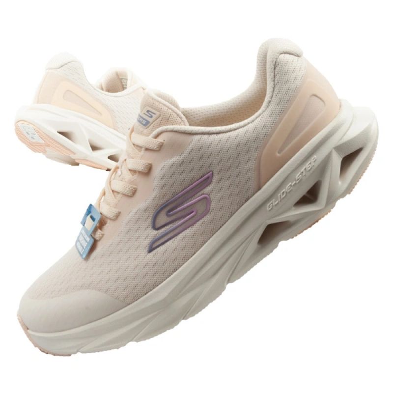 Skechers women's shoes sneakers Glide-Step Vortex comfortable ecru