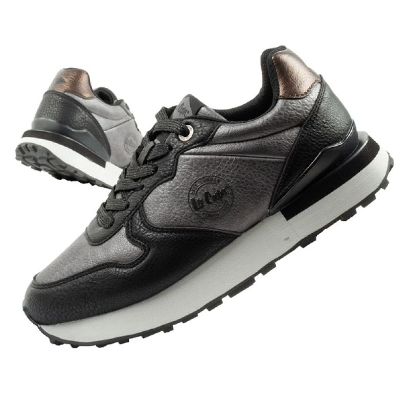 Lee Cooper sports shoes sneakers women's fashionable comfortable durable gray black