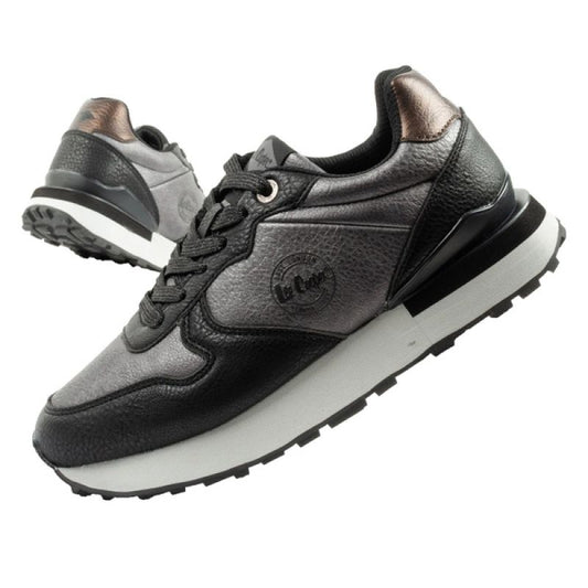 Lee Cooper sports shoes sneakers women's fashionable comfortable durable gray black