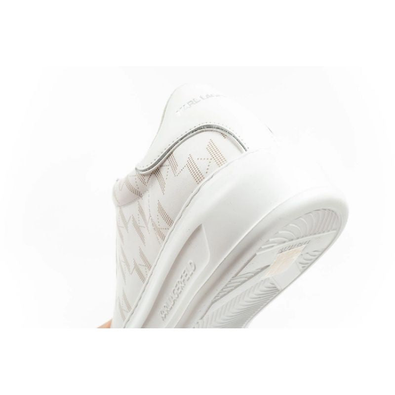 Karl Lagerfeld Kapri men's shoes sneakers natural leather white