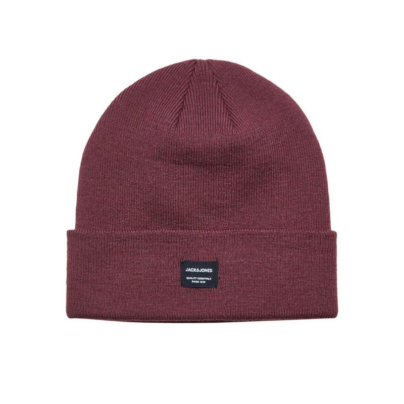 Jack & Jones Jacdna Beanie Noos M 12092815 Burgundy