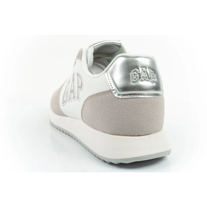 Gap women's sports shoes Nashville Arch Logo sneakers fashionable comfortable white beige