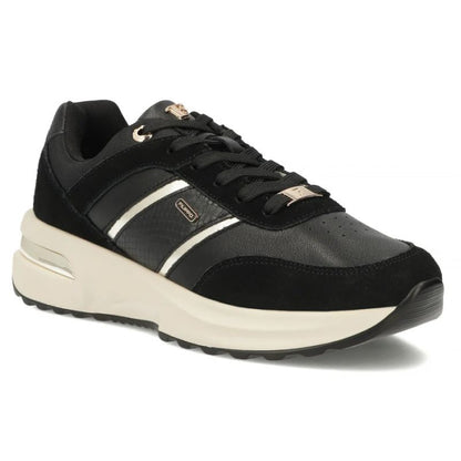 Women's leather shoes, sneakers, black Filippo DP7772