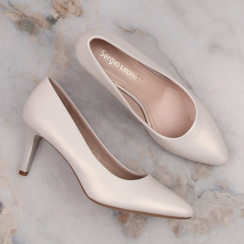 Sergio Leone W SK414D pearl high heels