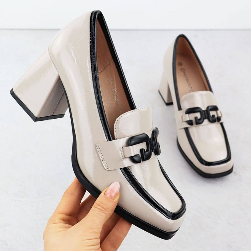 Potocki W SZ12553 WOL289B block heel shoes