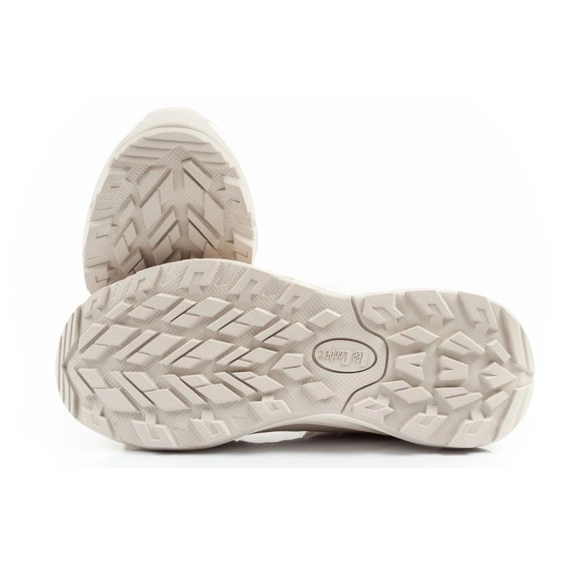 Lee Cooper women's winter hiking sports shoes, insulated, cream, eco-leather