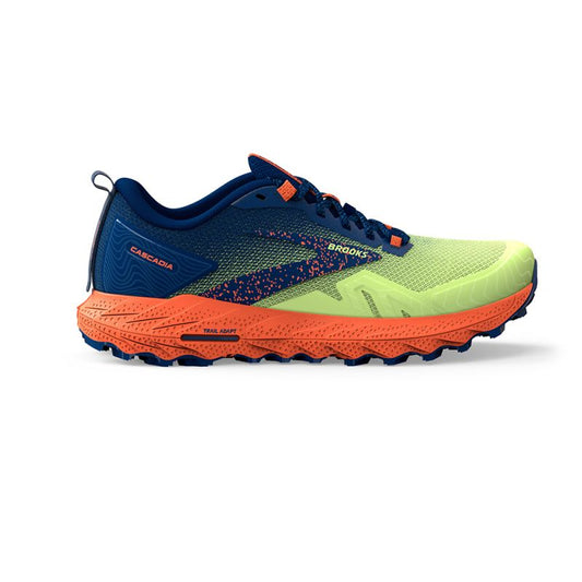 Cascadia 17 men's trail running shoes green used