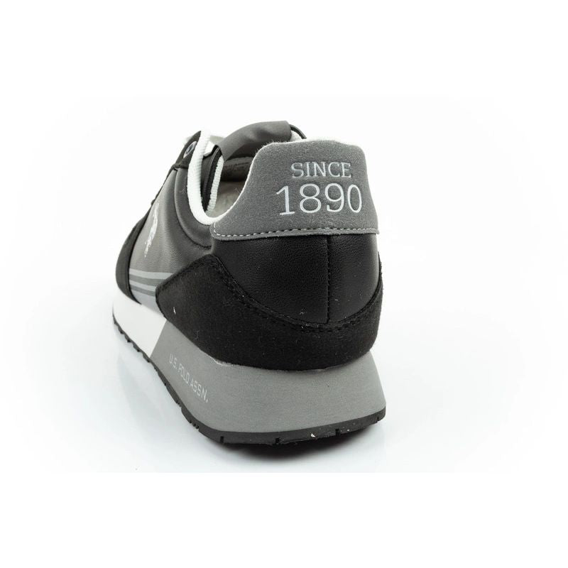 US Polo Assn sports shoes sneakers men's fashionable comfortable black