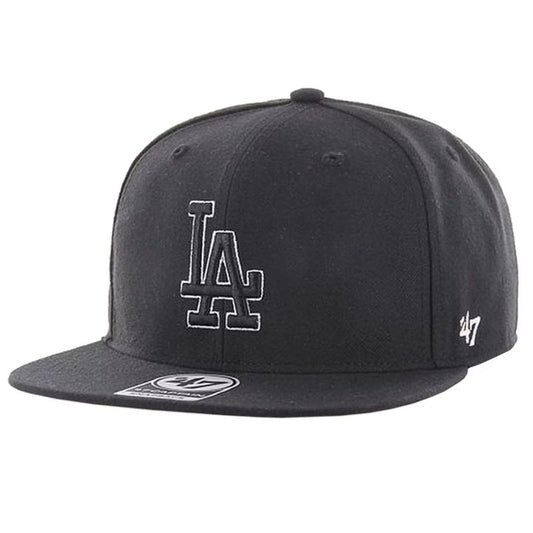 47 Brand Los Angeles Dodgers No Shot 47 Captain B-NSHOT12WBP-BKD Baseball Cap