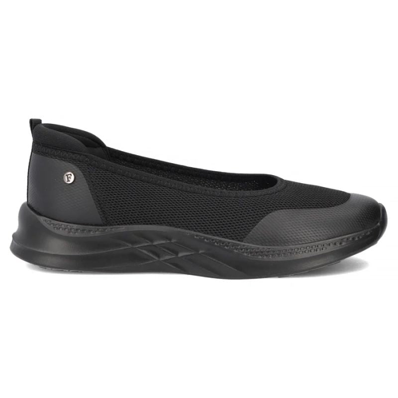 Black Filippo DP7599 textile platform shoes