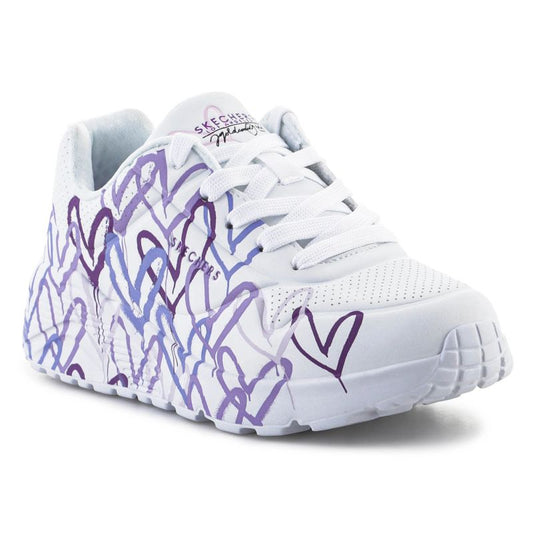 Skechers JGoldcrown: Uno Lite - Spread the Love Jr 314064L-WLPR shoes
