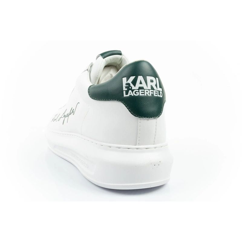 Karl Lagerfeld men's shoes sneakers Kapri natural leather white