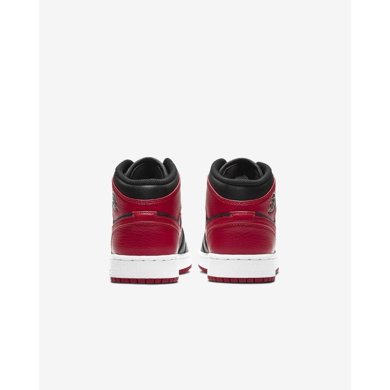 Air Jordan 1 Mid Banned GS retro shoes - 554725-074