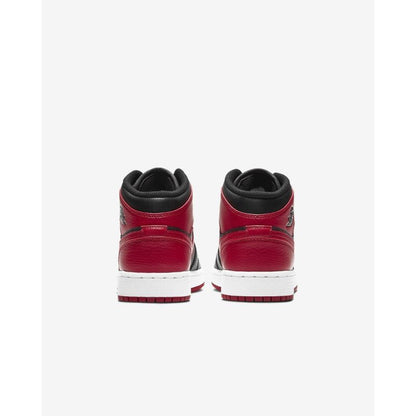 Air Jordan 1 Mid Banned GS retro shoes - 554725-074