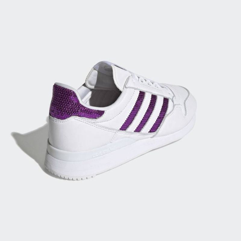 Adidas Originals ZX 500 Cloud White/Shock Purple women's shoes - G55663