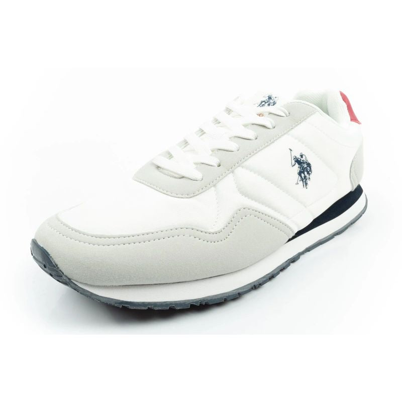 US Polo Assn sports shoes sneakers men's fashionable comfortable white