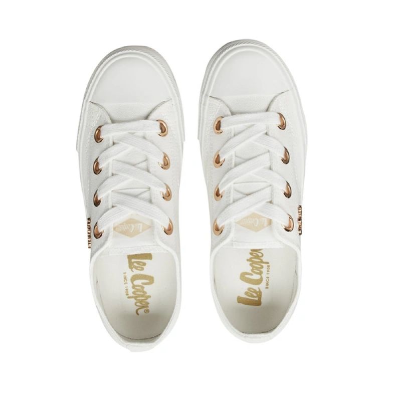 Lee Cooper women's sports shoes sneakers fashionable comfortable white
