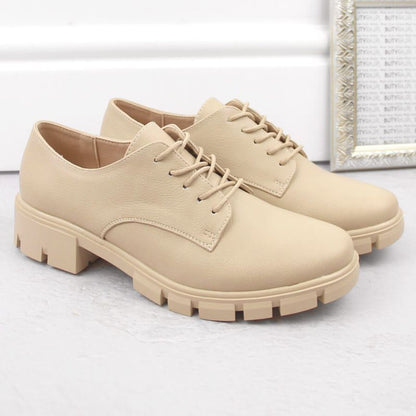 M.Daszyński W SAN33C beige shoes