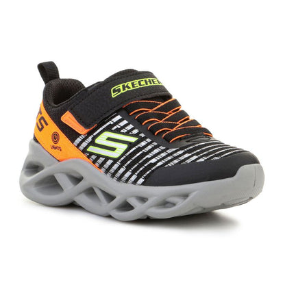 Skechers S Lights Jr 401650L-BKOR shoes
