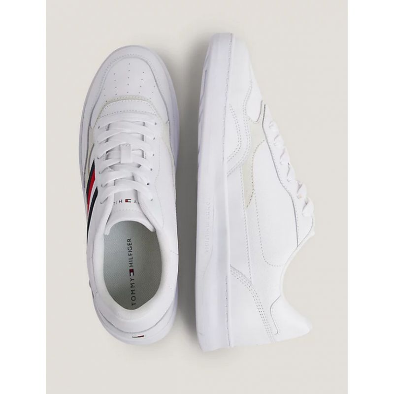 Tommy Hilfiger Court Cupsole Retro Lth Stripes M FM0FM04828YBS shoes