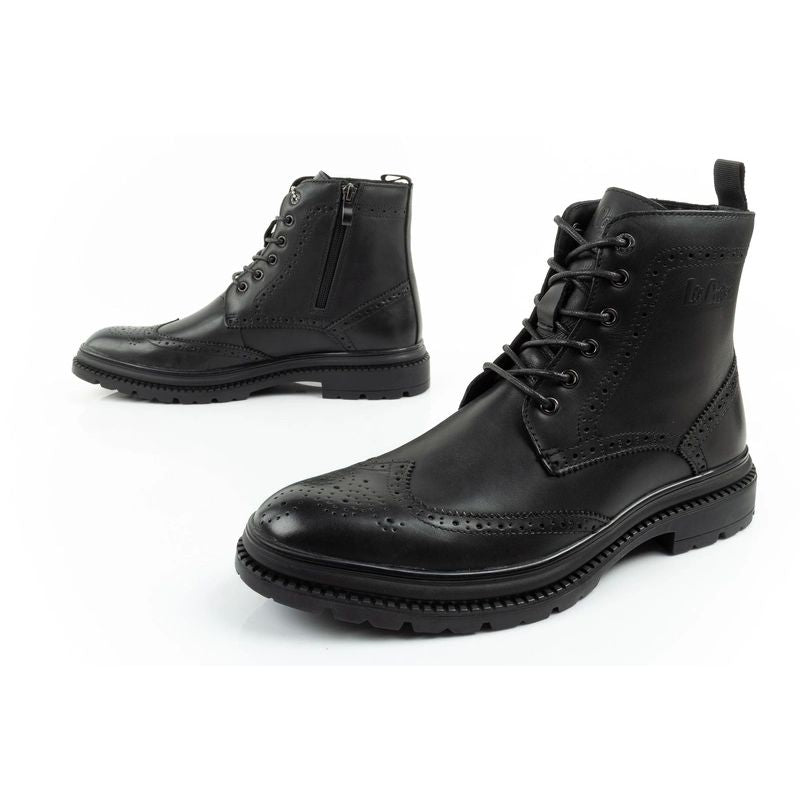 Lee Cooper men's shoes Chelsea boots elegant leather black