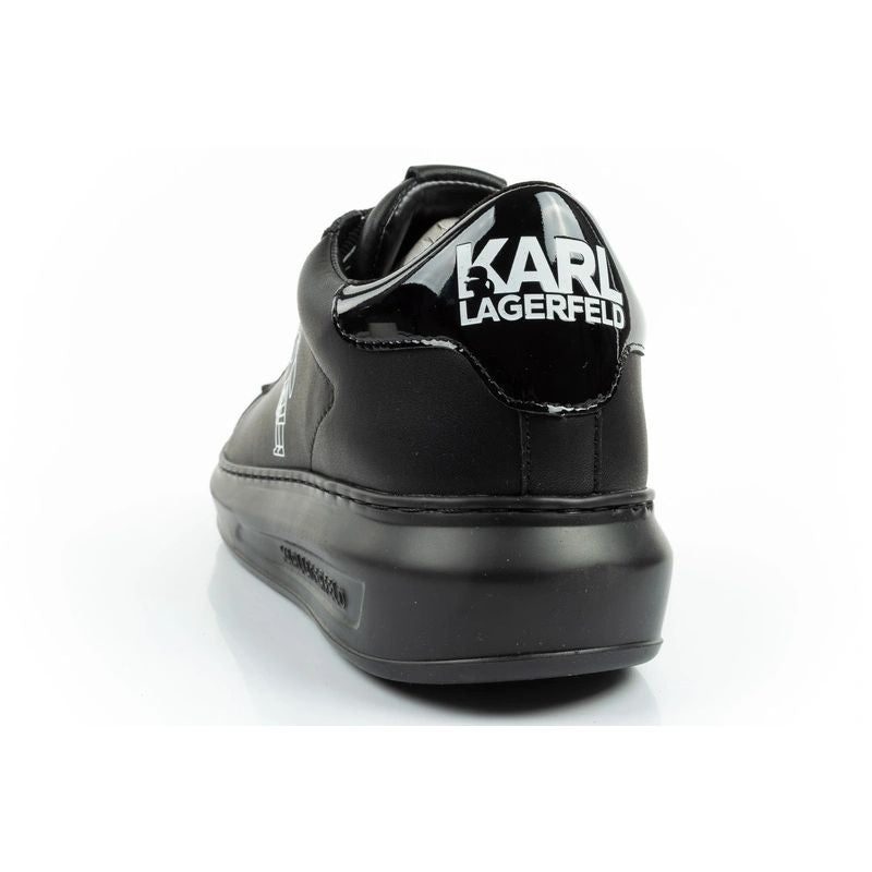 Karl Lagerfeld men's shoes sneakers Kapri natural leather black