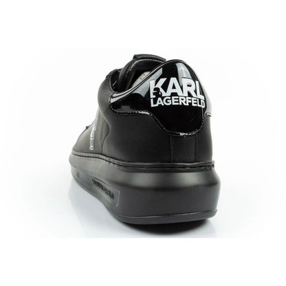 Karl Lagerfeld men's shoes sneakers Kapri natural leather black
