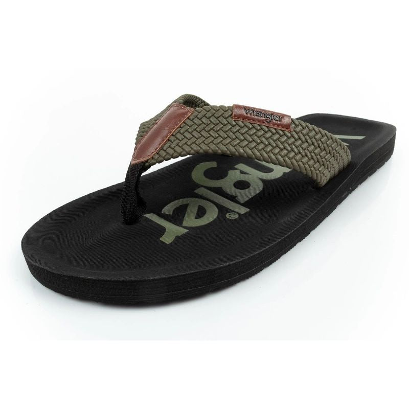 Wrangler men's shoes Zane Flipflop green flip-flops