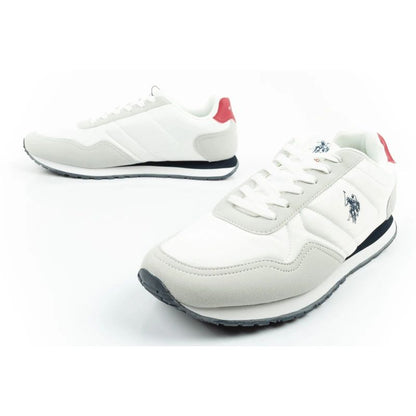 US Polo Assn sports shoes sneakers men's fashionable comfortable white