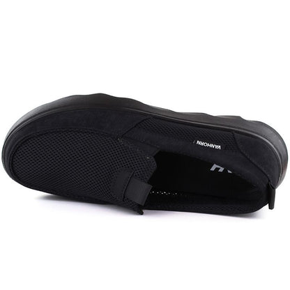 Men's slip-on shoes, black, Vanhorn WN32302