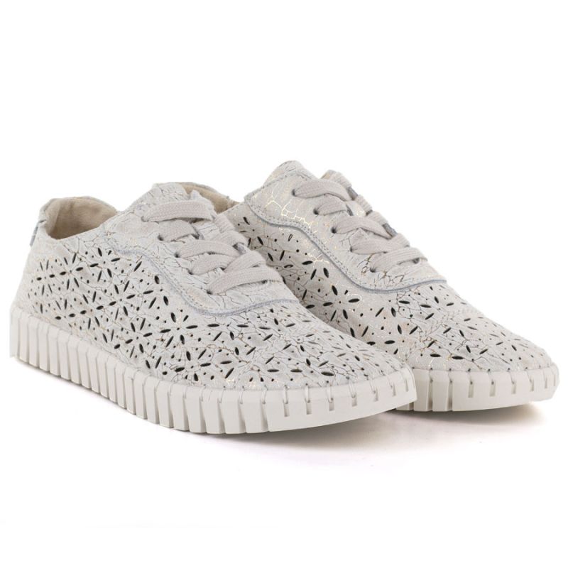 Women's openwork gold shoes Potocki JE19437