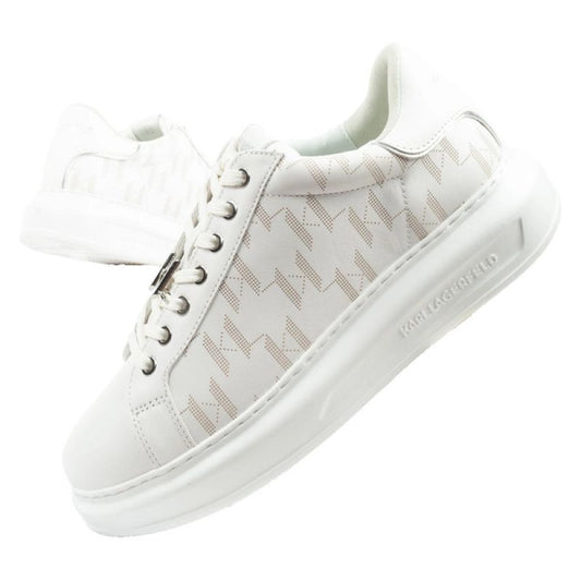 Karl Lagerfeld Kapri men's shoes sneakers natural leather white