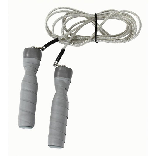 Speed skipping rope with steel cable 138