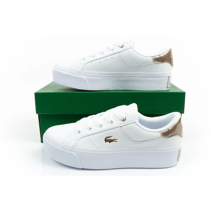 Lacoste women's sports shoes Ziane Platform 126 sneakers white fashionable